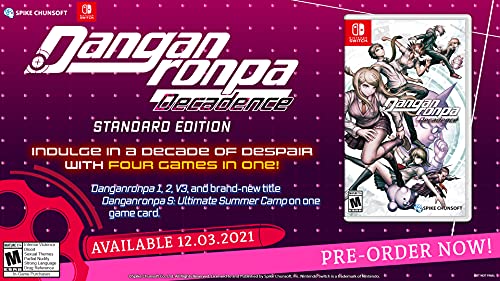 【新品】Switch Danganronpa Decadence Amazon.com: Danganronpa Decadence - Nintendo Switch