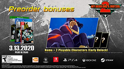 My Hero One's Justice 2 - (NSW) Nintendo Switch (European Import) Video Games Bandai Namco Games   
