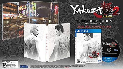 Yakuza Kiwami 2 (SteelBook Edition) - (PS4) PlayStation 4 Video Games SEGA