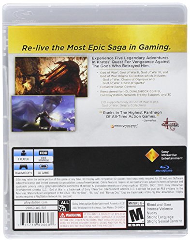 God of War: Saga - (PS3) PlayStation 3 Video Games PlayStation   