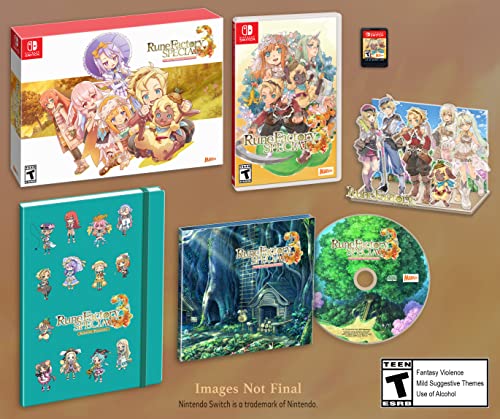 Rune Factory 3 Special (Golden Memories Limited Edition) - (NSW) Nintendo Switch Video Games XSEED Games   