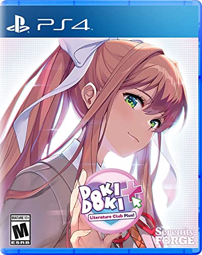Doki Doki Literature Club Plus! (Premium Physical Edition) – (PS4) PlayStation 4 Video Games Serenity Forge