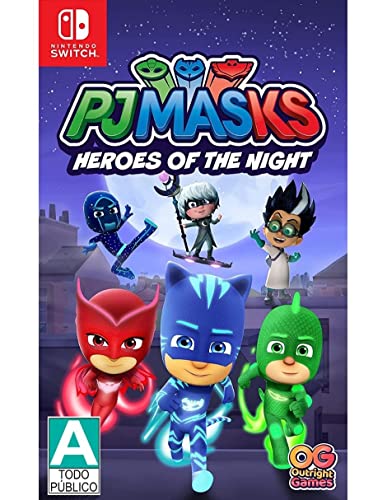 PJ Masks: Heroes of The Night - (NSW) Nintendo Switch Video Games Outright Games   