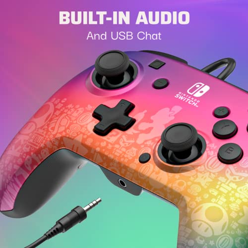 PDP REMATCH Wired Controller (Star Spectrum) - (NSW) Nintendo Switch Accessories PDP   