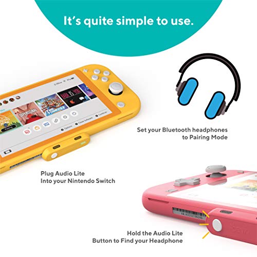 GENKI Audio Lite Bluetooth 5.0 Adapter (Turquoise) - (NSW) Nintendo Switch Accessories Human Things   