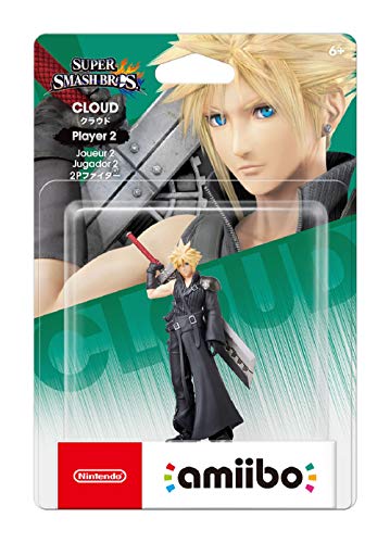 Cloud Player 2 (Super Smash Bros. Series) - Nintendo WiiU Amiibo ( Japanese Import ) Amiibo Nintendo   