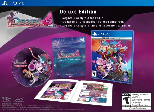 Disgaea 6 Complete: Deluxe Edition - (PS4) PlayStation 4 Video Games NIS America   