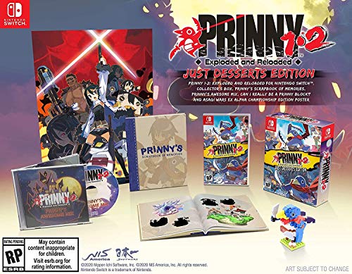 Prinny 1+2: Exploded and Reloaded - Nintendo Switch (Just Desserts Edition) Video Games NIS America   