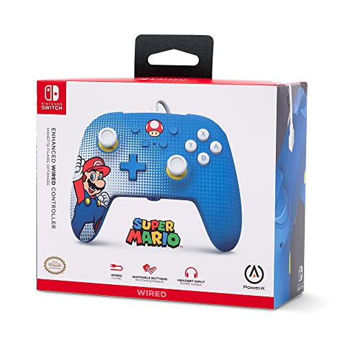 PowerA Enhanced Wired Controller (Mario Pop Art) - (NSW) Nintendo Switch Accessories PowerA   