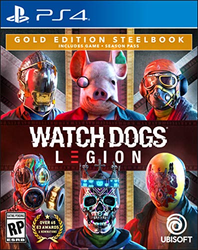 Watch Dogs Legion - PlayStation 4 Gold Steelbook Edition Video Games Ubisoft   