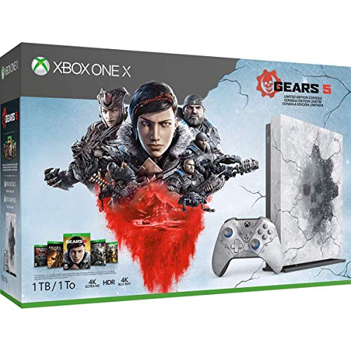 Microsoft Xbox One X 1Tb Console - Gears 5 Limited Edition Bundle Consoles Microsoft   