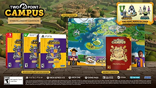 Two Point Campus: Enrollment Launch Edition - (PS5) PlayStation 5 Video Games SEGA   