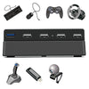 PS4 Slim USB Hub 3.0 USB Extension Adapter Splitter Charging Port (1x USB3.0 and 4X USB2.0) with LED ( Black Color) - (PS4) Playstation 4 Accessories TNP Products   