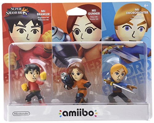 Mii 3-pack (Super Smash Bros. series) - Nintendo Amiibo Amiibo Nintendo   