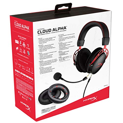 HyperX Cloud Alpha - Gaming Headset (Red) - (PS4) Playstation 4 Accessories HyperX   