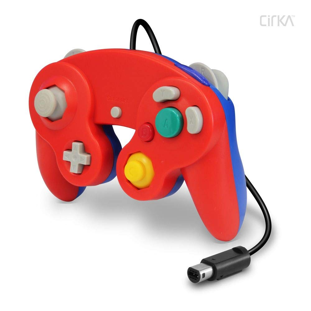CirKa GameCube/Wii Wired Controller (Red/Blue) - (GC