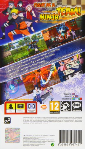 Naruto Shippuden Kizuna Drive - Sony PSP (European Import) Video Games Namco Bandai   