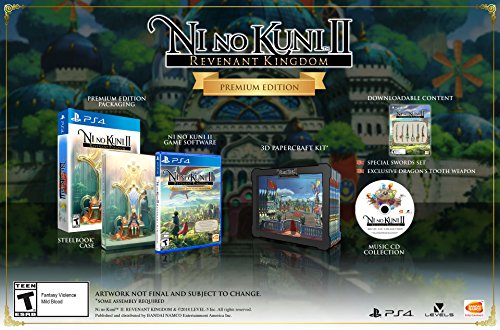 Ni No Kuni II: Revenant Kingdom (Premium Edition) - (PS4) PlayStation 4 Video Games BANDAI NAMCO Entertainment   