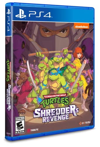 Teenage Mutant Ninja Turtles: Shredder's Revenge - (PS4) PlayStation 4 Video Games Limited Run Games   