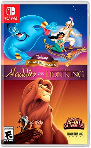 Disney Classic Games: Aladdin and The Lion King - (NSW) Nintendo Switch Video Games Nighthawk Interactive   