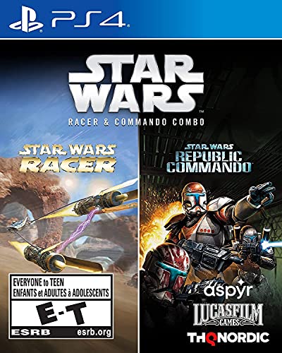 Star Wars Racer and Commando Combo - (PS4) PlayStation 4 [UNBOXING] Video Games THQ Nordic   