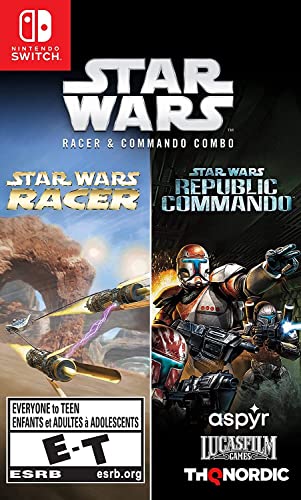 Star Wars Racer and Commando Combo - (NSW) Nintendo Switch [UNBOXING] Video Games THQ Nordic   