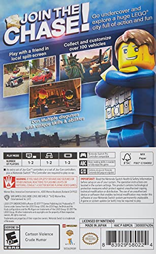 LEGO City Undercover - (NSW) Nintendo Switch Video Games Warner Bros. Interactive Entertainment   