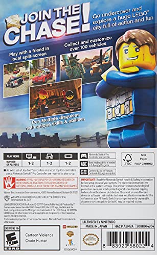 LEGO City Undercover - (NSW) Nintendo Switch [Pre-Owned] Video Games Warner Bros. Interactive Entertainment   