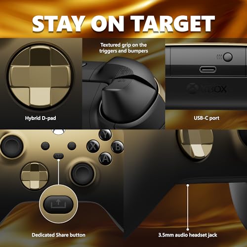 Microsoft Xbox Series X Wireless Controller (Gold Shadow) - (XSX) Xbox Series X Accessories Xbox   