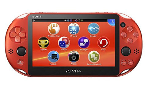 Sony PlayStation Vita 2000 Wi-Fi (Metallic Red) - PlayStation Vita Consoles Sony   