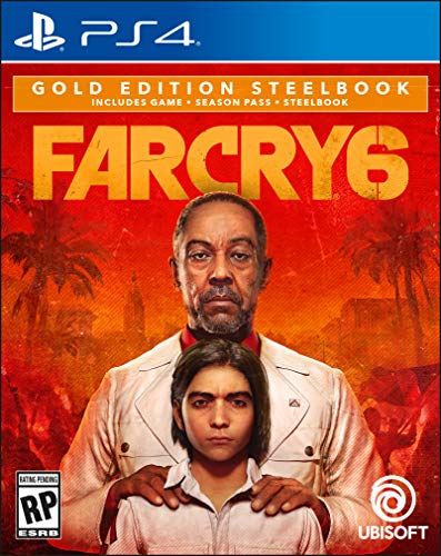 Far Cry 6 Gold Steelbook Edition - PlayStation 4 Video Games Ubisoft   