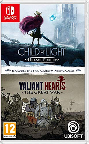 Child of Light Ultimate Edition + Valiant Hearts: The Great War - (NSW) Nintendo Switch (European Import) Video Games Ubisoft   