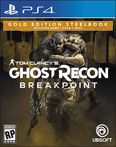 Tom Clancy's Ghost Recon Breakpoint Steelbook Gold Edition - PlayStation 4 Video Games Ubisoft   