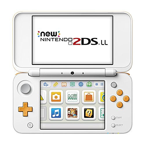 New Nintendo 2DS LL Console (White x Orange) - Nintendo 3DS