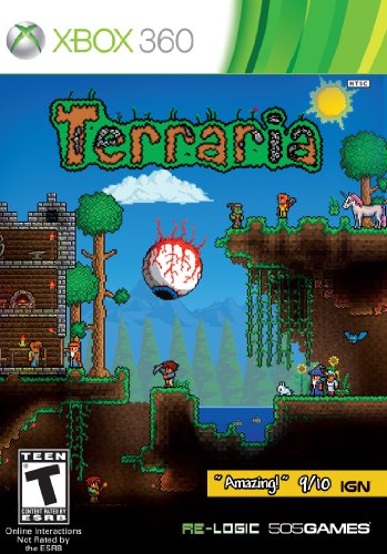 Terraria (Platinum Hits) - Xbox 360 [Pre-Owned] Video Games 505 Games   