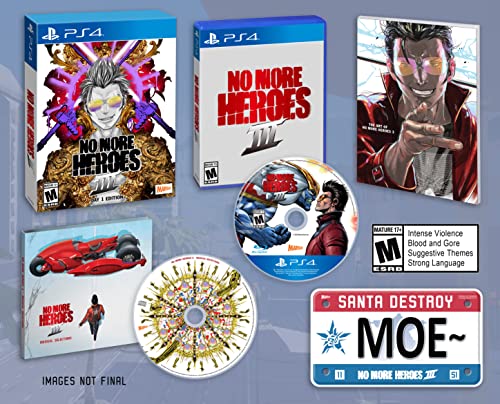 No More Heroes 3 – Day 1 Edition - (PS4) PlayStation 4 Video Games XSEED Games   