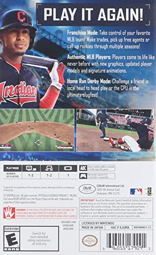 R.B.I. Baseball 18 - (NSW) Nintendo Switch Video Games MLB AM   