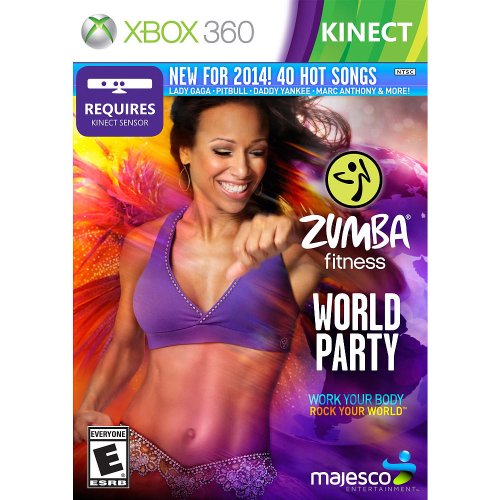 Zumba Fitness World Party (Kinect Required) - Xbox 360 [Pre-Owned] Video Games Majesco   