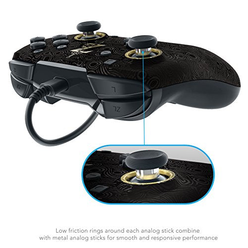 PDP Faceoff Deluxe Wired Pro Controller (The Legend of Zelda: Breath of the Wild) - (NSW) Nintendo Switch Accessories PDP   