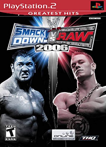 WWE Smackdown vs Raw 2006 (Greatest Hits) - (PS2) PlayStation 2 [Pre-Owned] Video Games THQ   