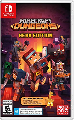 Minecraft Dungeons Hero Edition - (NSW) Nintendo Switch [Pre-Owned] Video Games Mojang AB   