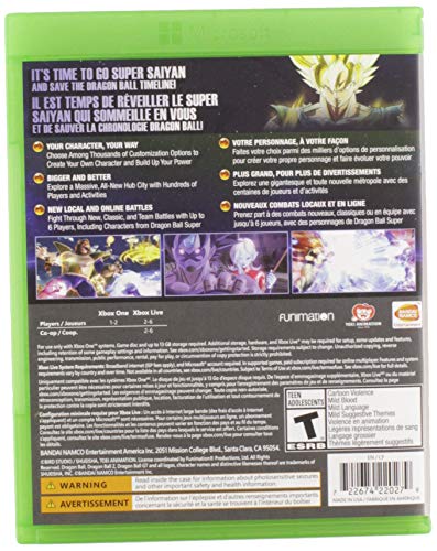 Dragon Ball Xenoverse 2 - (XB1) Xbox One Video Games BANDAI NAMCO Entertainment   