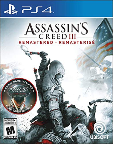 Assassin's Creed III: Remastered - (PS4) PlayStation 4 Video Games Ubisoft   