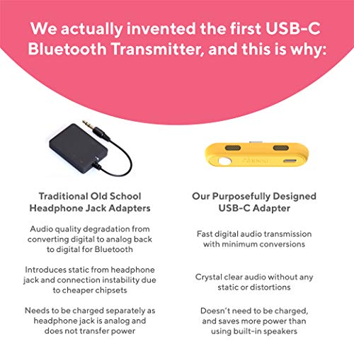 GENKI Audio Lite Bluetooth 5.0 Adapter (Yellow)  - (NSW) Nintendo Switch Accessories Human Things   
