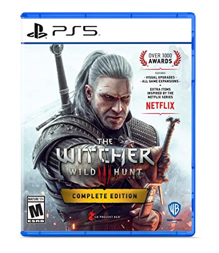 The Witcher 3: Wild Hunt Complete Edition - (PS5) PlayStation 5 Video Games WB Games   