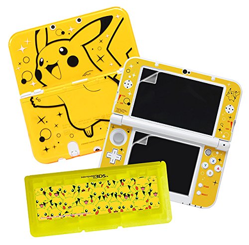 HORI New Nintendo 3DS LL/XL Pocket Monsters Pikachu Premium Set - Nintendo 3DS (Japanese Import) Accessories HORI   