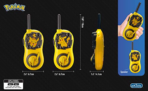 eKids Pokemon Walkie Talkies (Pikachu) - Toys Toy eKids   