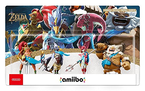 Champions 4-Pack (The Legend of Zelda: Breath of the Wild) - (NSW) Nintendo Switch Amiibo (European Import) Amiibo Nintendo   
