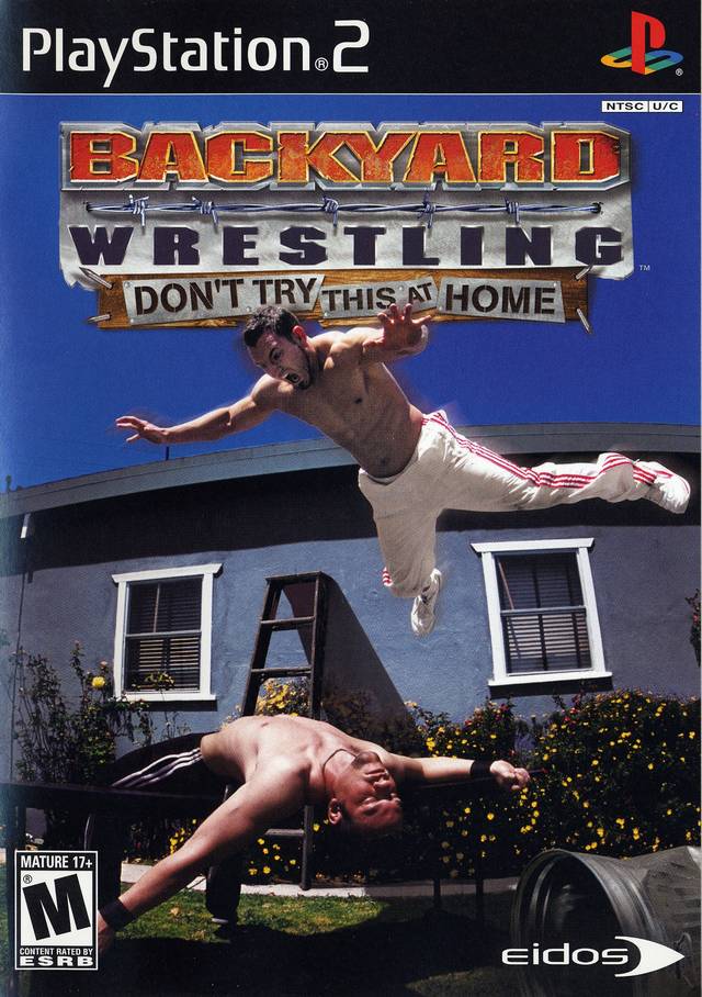 Backyard Wrestling: Don't Try This at Home (W/ DVD) - (PS2) PlayStation 2 [Pre-Owned] Video Games Eidos Interactive   