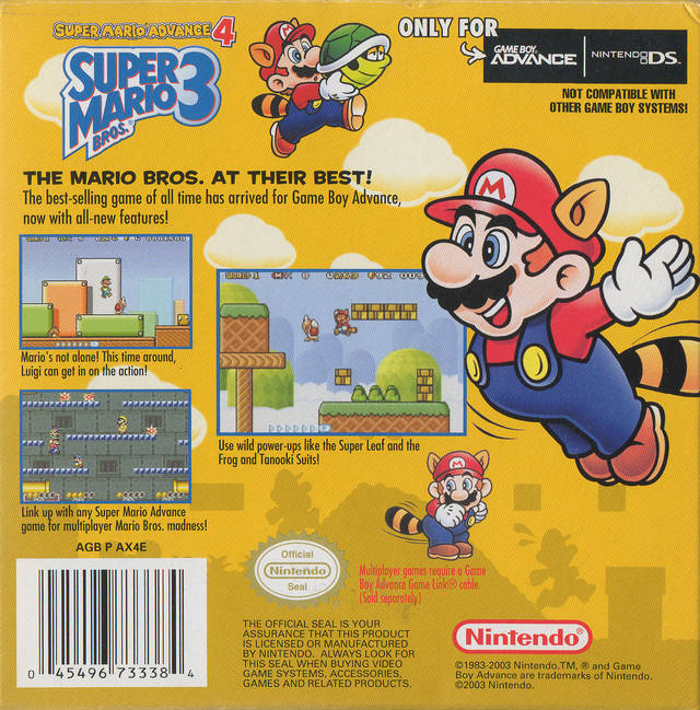 Super Mario Advance 4: Super Mario Bros. 3 - (GBA) Game Boy Advance [Pre-Owned] Video Games Nintendo   